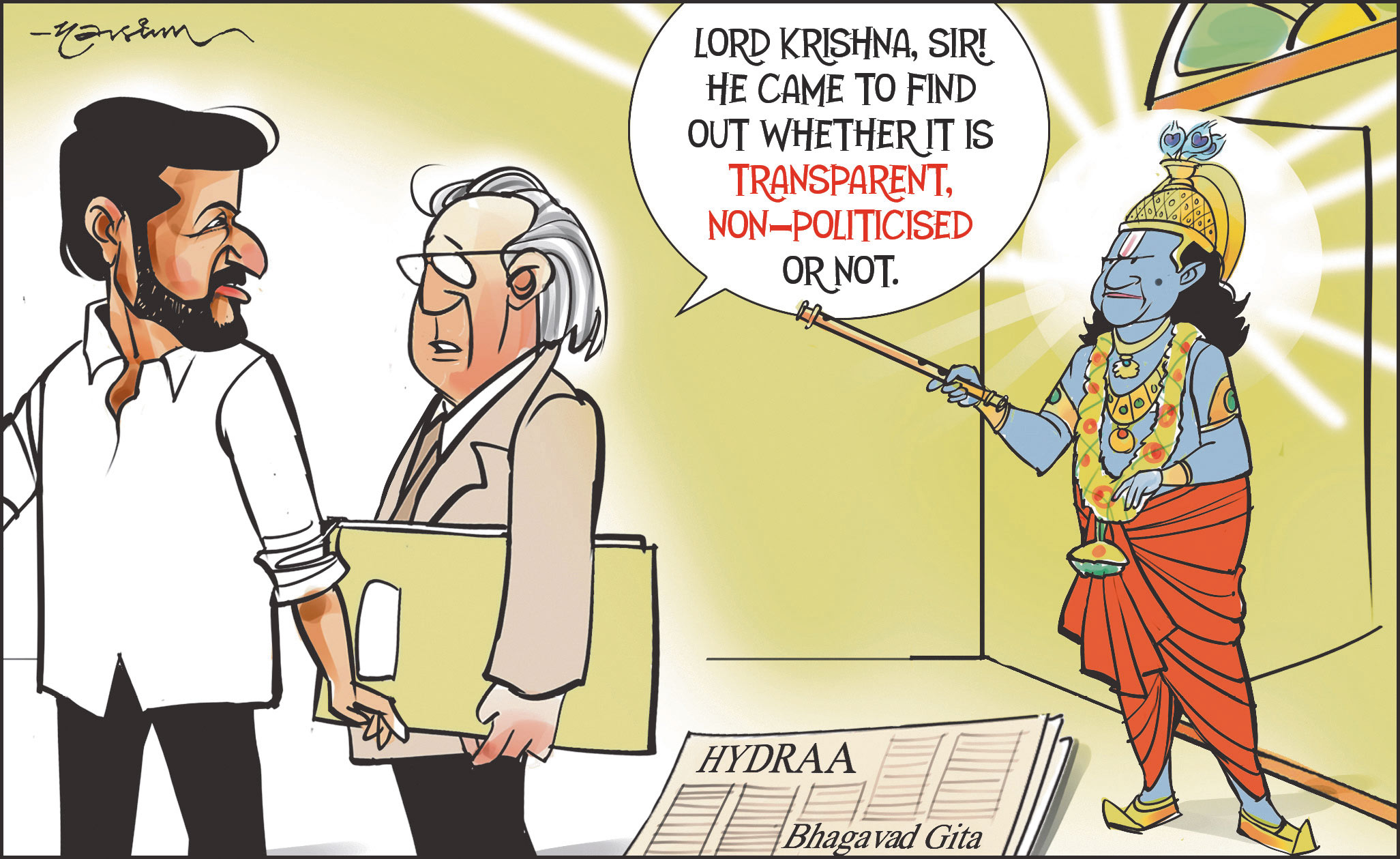 Cartoon today on august 27 2024 telangana today