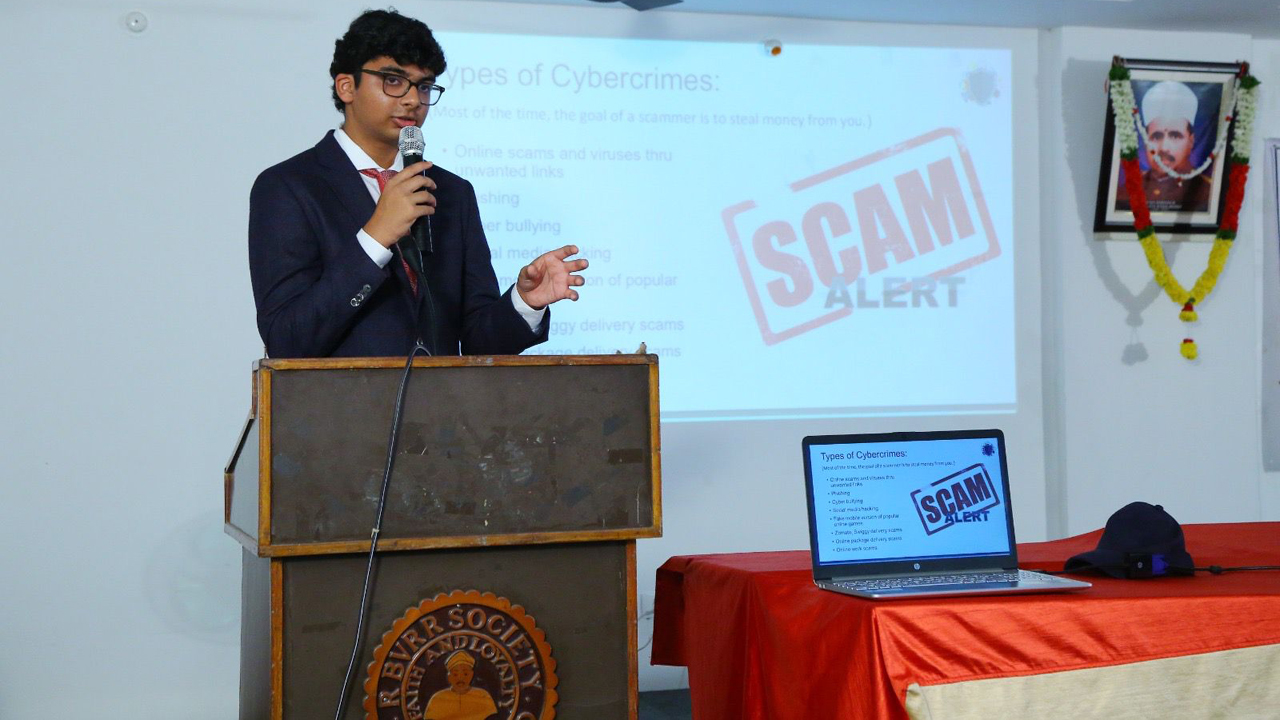 Telugu student in US spreads awareness on online safety for teens in India