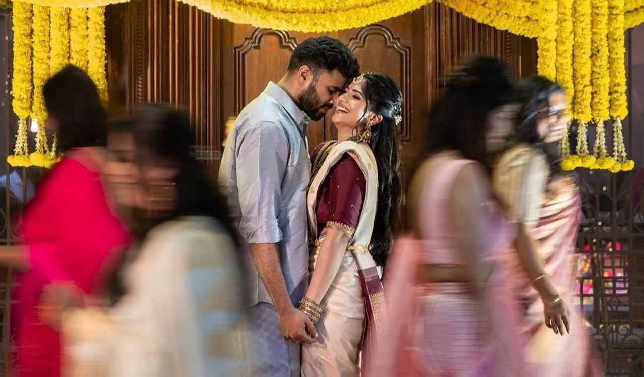 Megha Akash gets engaged to longtime boyfriend Saai Vishnu