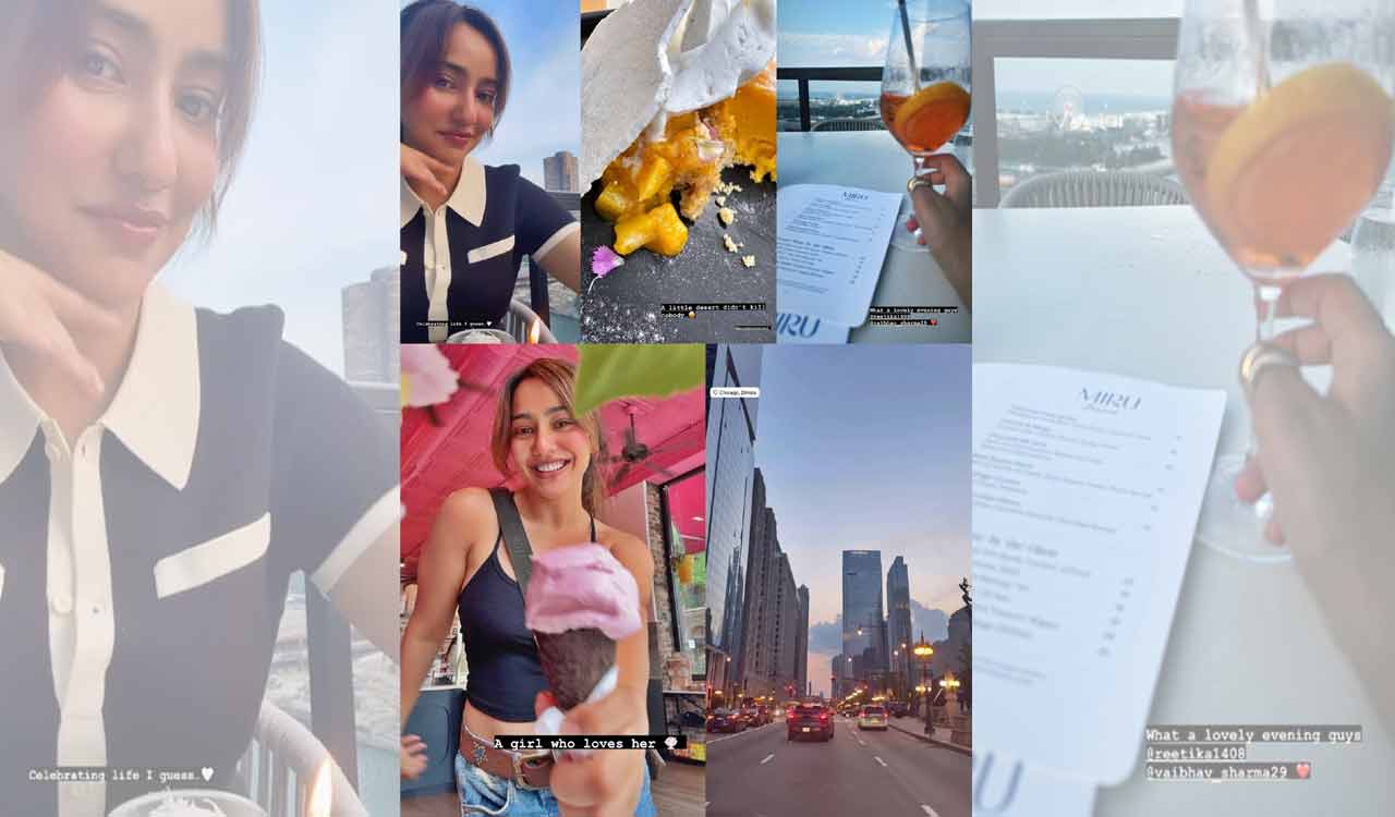 Neha Sharma shares a sneak-peek into how she celebrates life