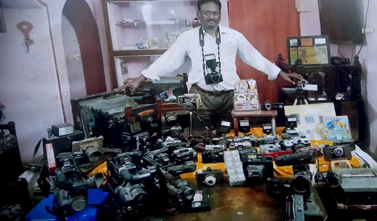 This veteran photographer’s camera collection is a real treasure!