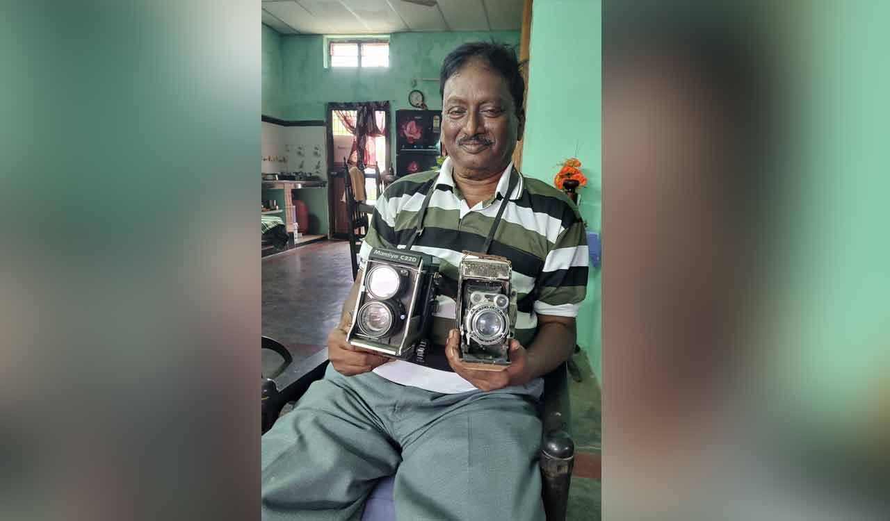 This veteran photographer’s camera collection is a real treasure!