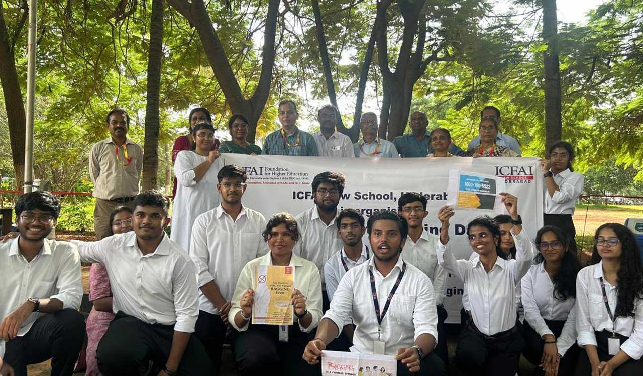 Hyderabad: ICFAI Law School takes a stand against ragging