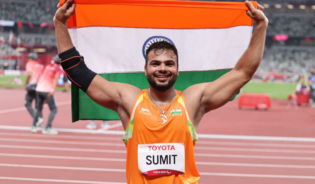 Aim is to win gold with a new world record at the Paralympics: Javelin thrower Sumit Antil