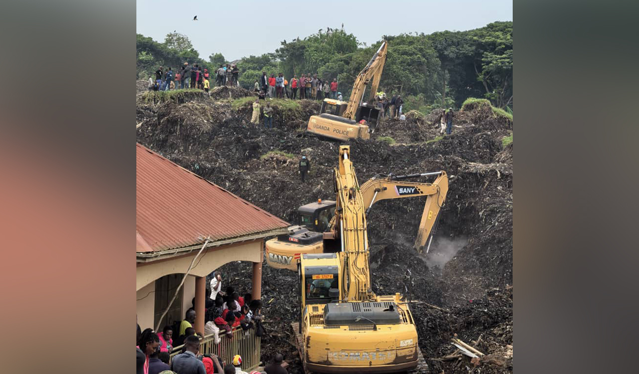 At least 18 dead after landfill site collapses in Uganda’s capital Kampala
