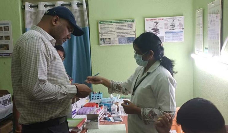 The hospitals are unable to handle the heavy rush of patients due to space crunch in in-patient wings and hence the patients are being sent back to homes after treating them or two patients are made to share a single bed