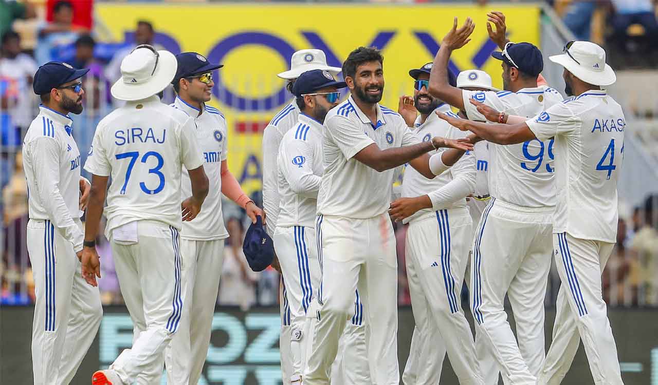 2nd Test: Bumrah takes three wickets as India bowls out Bangladesh for 233