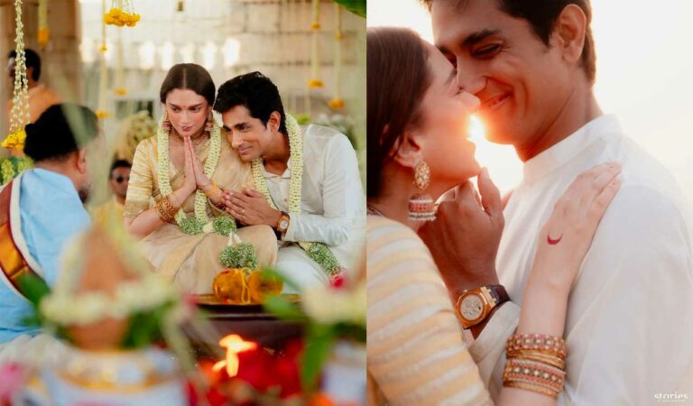 Aditi Rao Hydari, Siddharth tie the knot in private temple wedding