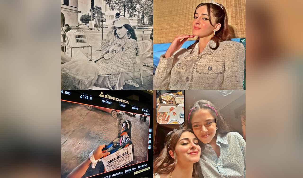 Ananya Panday shares BTS photos from ‘Call Me Bae’ and talks real-life aloo