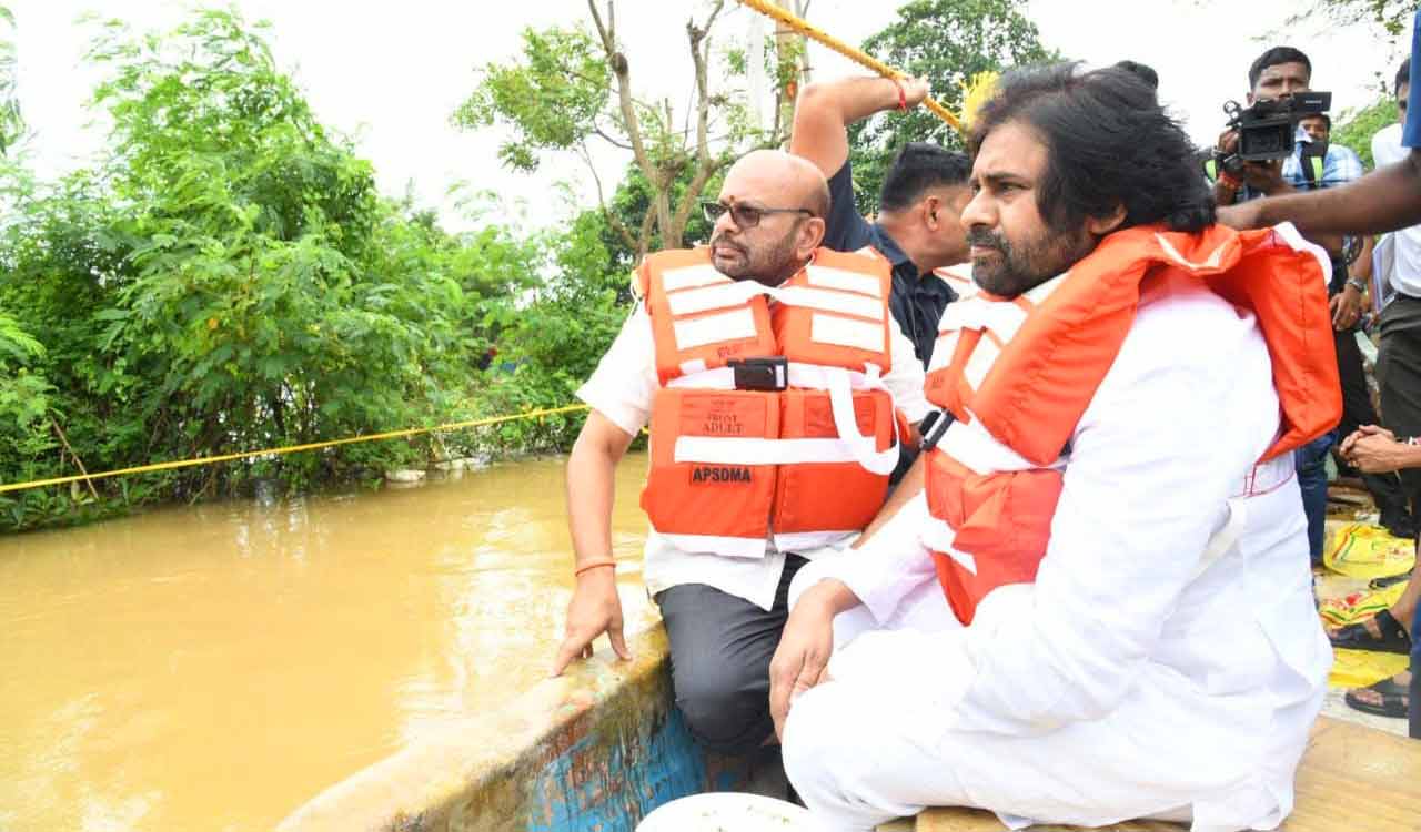 Andhra Pradesh Deputy CM Pawan Kalyan reviews flood situation in Eluru