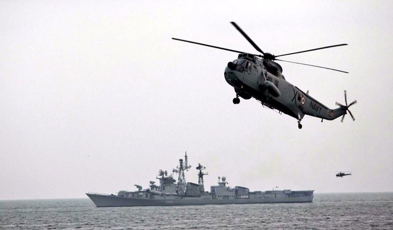 Gujarat: Coast Guard helicopter crashes into sea; 3 crew members missing
