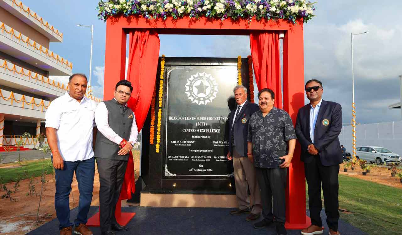 BCCI today inaugurated the new National Cricket Academy in Bengaluru-Telangana