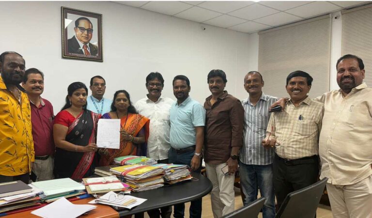 Dr. BR Ambedkar Open University protests against government's proposal to allot 10 acres to JNAFAU