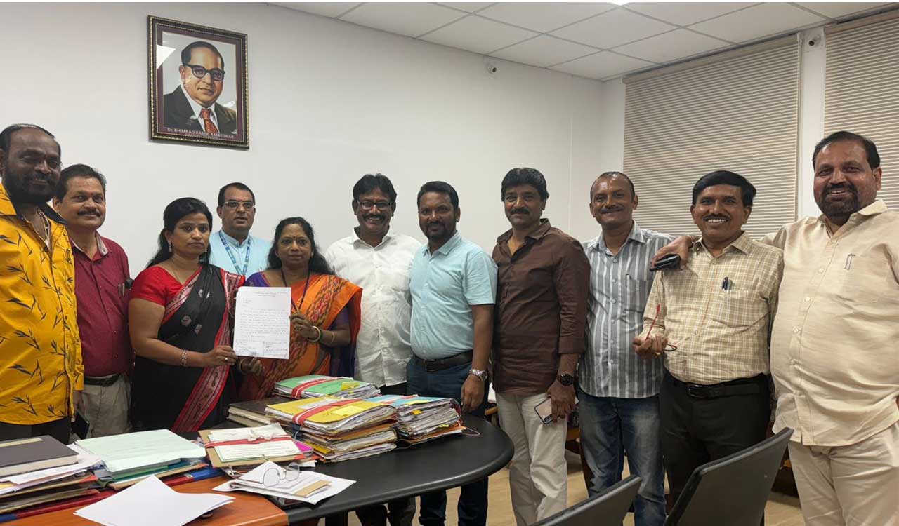 Dr. BR Ambedkar Open University protests against government’s proposal to allot 10 acres to JNAFAU