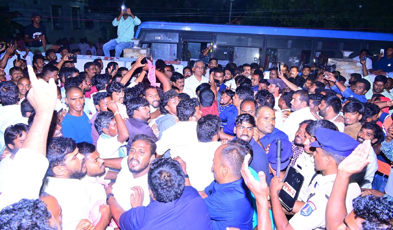 Tension escalates as police takes BRS leaders on three-hour ‘detention’ drive