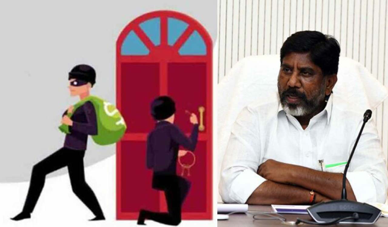 Burglars strike at Deputy CM Bhatti Vikramarka’s residence, decamp with articles worth lakhs