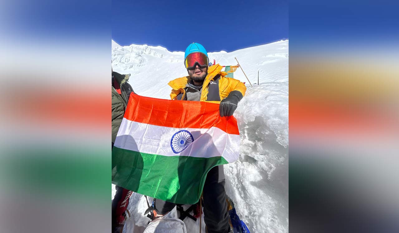 Bhukya Yashwanth Naik from Telangana achieves historic ascent of Mt. Gorichen