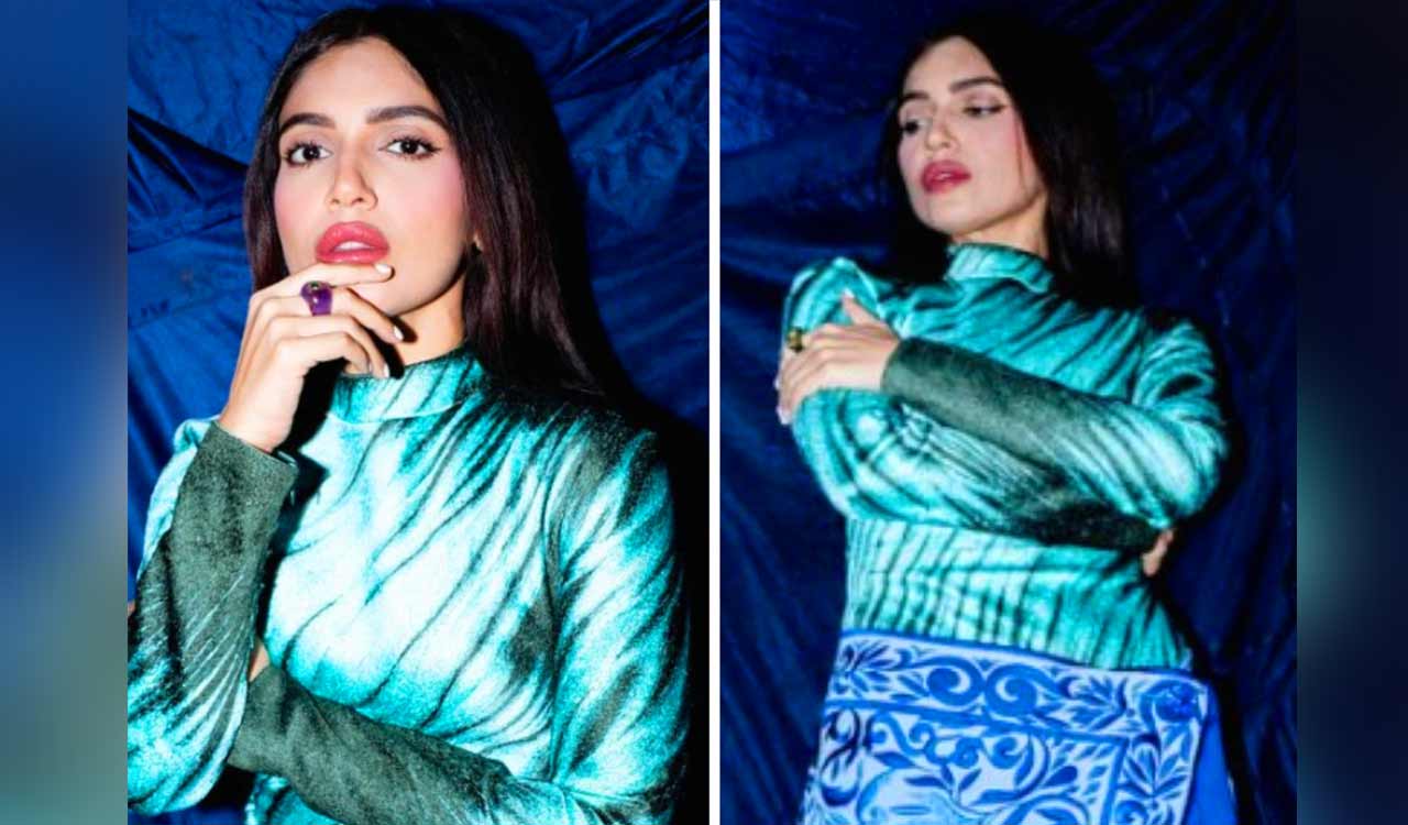 Bhumi Pednekar grabs eyeballs with her unique haute couture