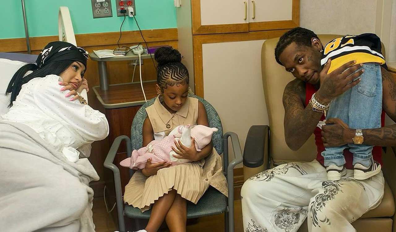 American Singer Cardi B welcomes baby girl with estranged husband Offset