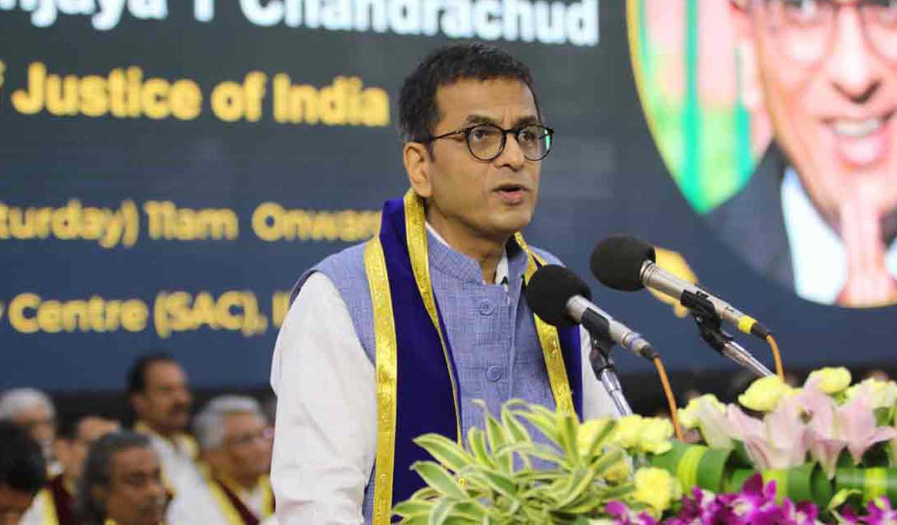 Justice system must respond to vulnerabilities of children with disabilities: CJI Chandrachud