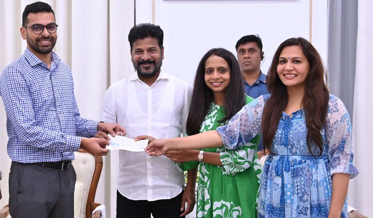 Narayana Educational Institutions donates Rs 2.5 crore to CM Relief Fund for flood victims