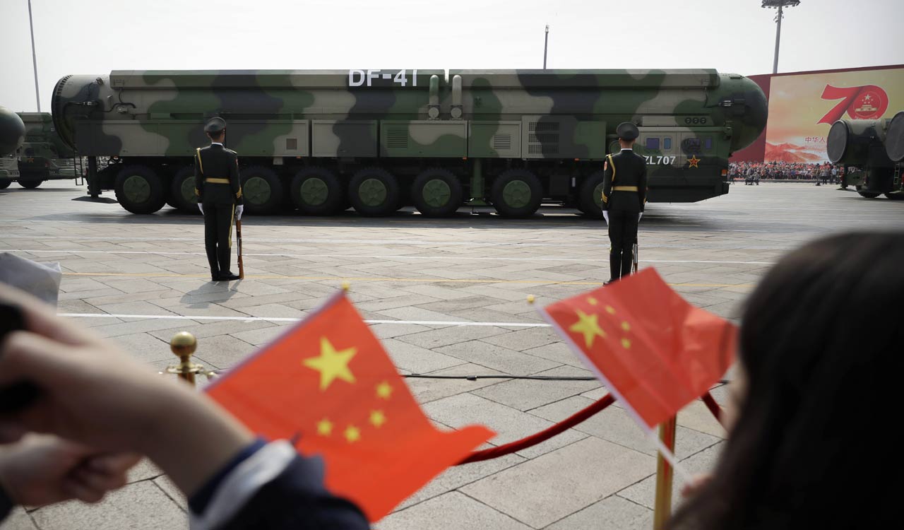 China test-fires intercontinental ballistic missile into Pacific
