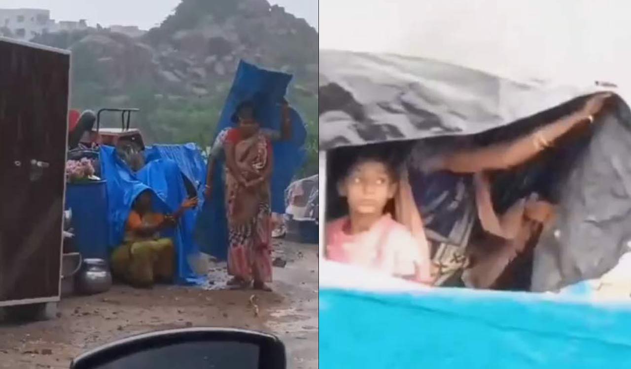KTR calls for rehabilitation of demolition victims caught in rain in double-bedroom houses
