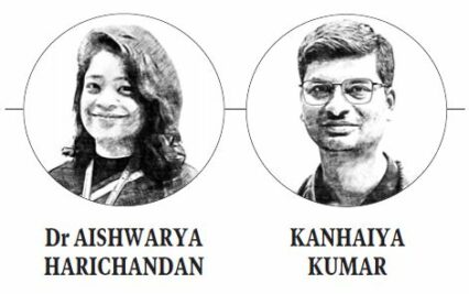 Dr Aishwarya Harichandan, Kanhaiya Kumar