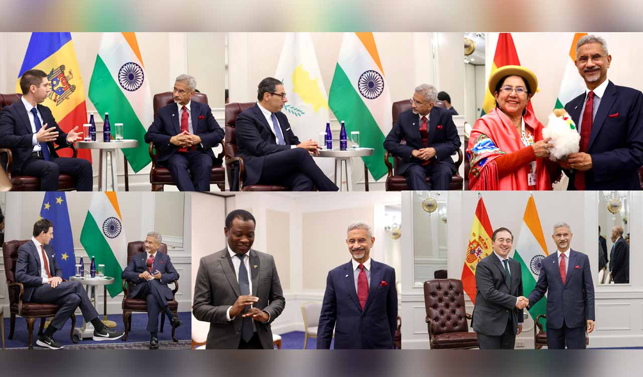 EAM Jaishankar meets global officials at UN to strengthen bilateral ties
