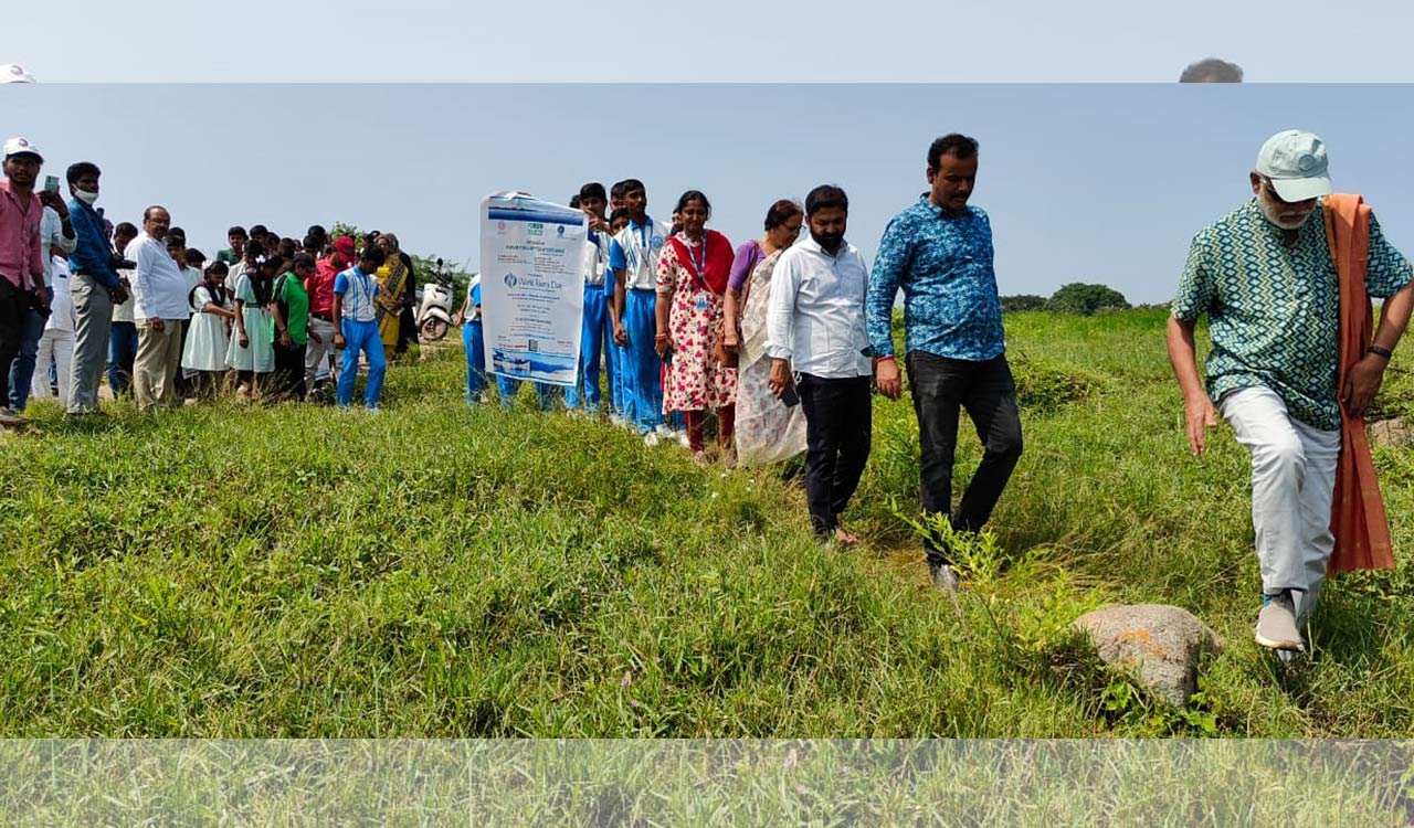 Forum for a Better Hyderabad commemorates World Rivers Day with Shamirpet Lake walk