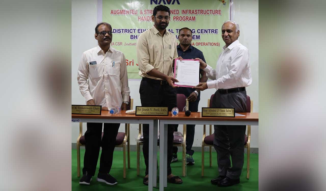 Nava Limited provides furniture and equipment to DETC in Kothagudem