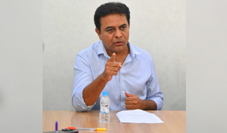 KTR condemns attack on BRS leaders in Khammam