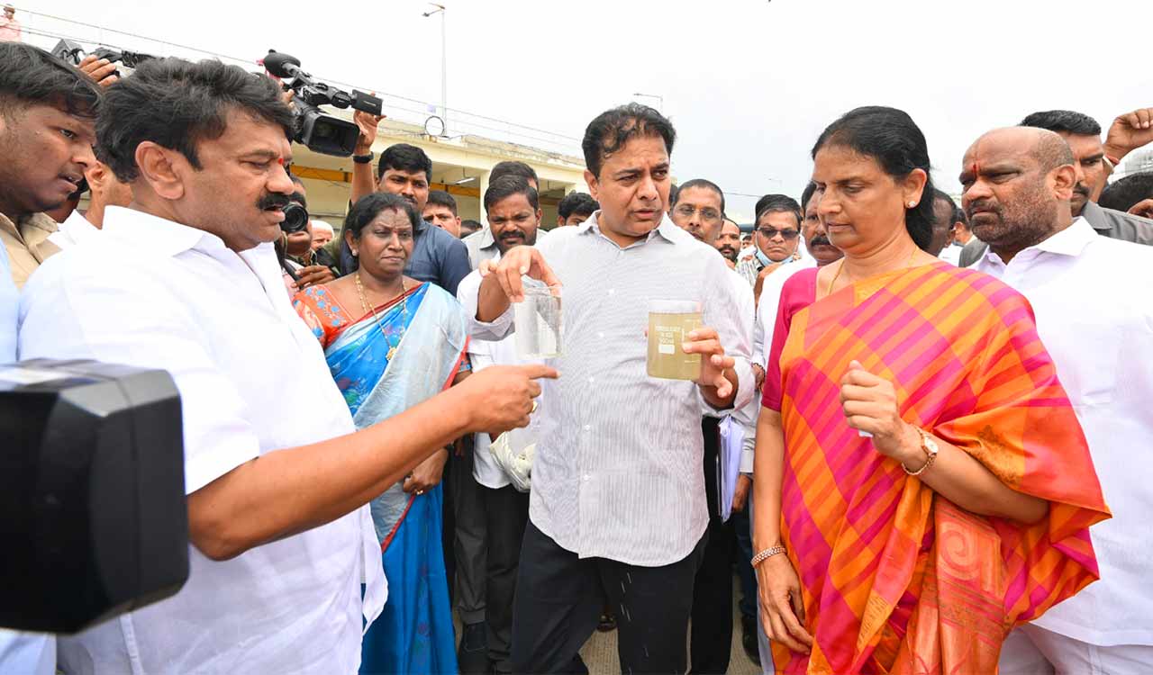 KTR questions Congress govt on Musi project and pharma city initiative