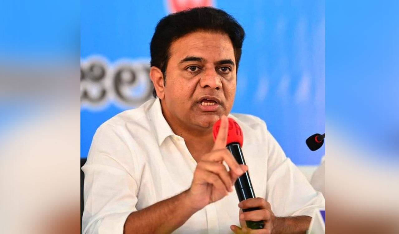 KTR slams CM Revanth Reddy for Hyderabad s real estate decline