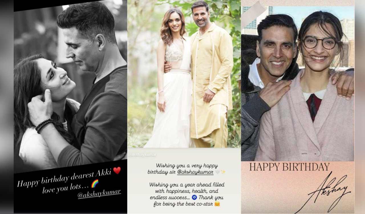 Kareena, Manushi, and Sonam wish Akshay Kumar endless success on his 57th birthday