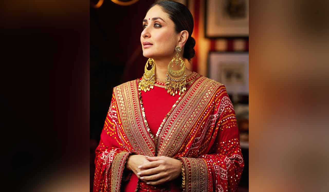 Kareena Kapoor drips royalty in fiery red Indian wear