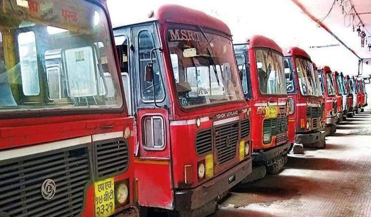 Maharashtra: RTC employees launch State-wide strike ahead of Ganesh festival