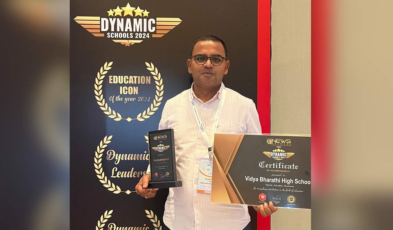 Mancherial: Vidyabharathi high school bags national-level Dynamic School award