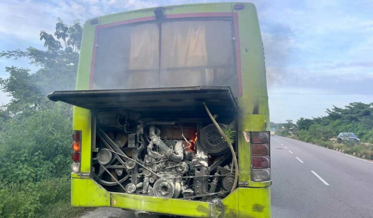 RTC bus fire
