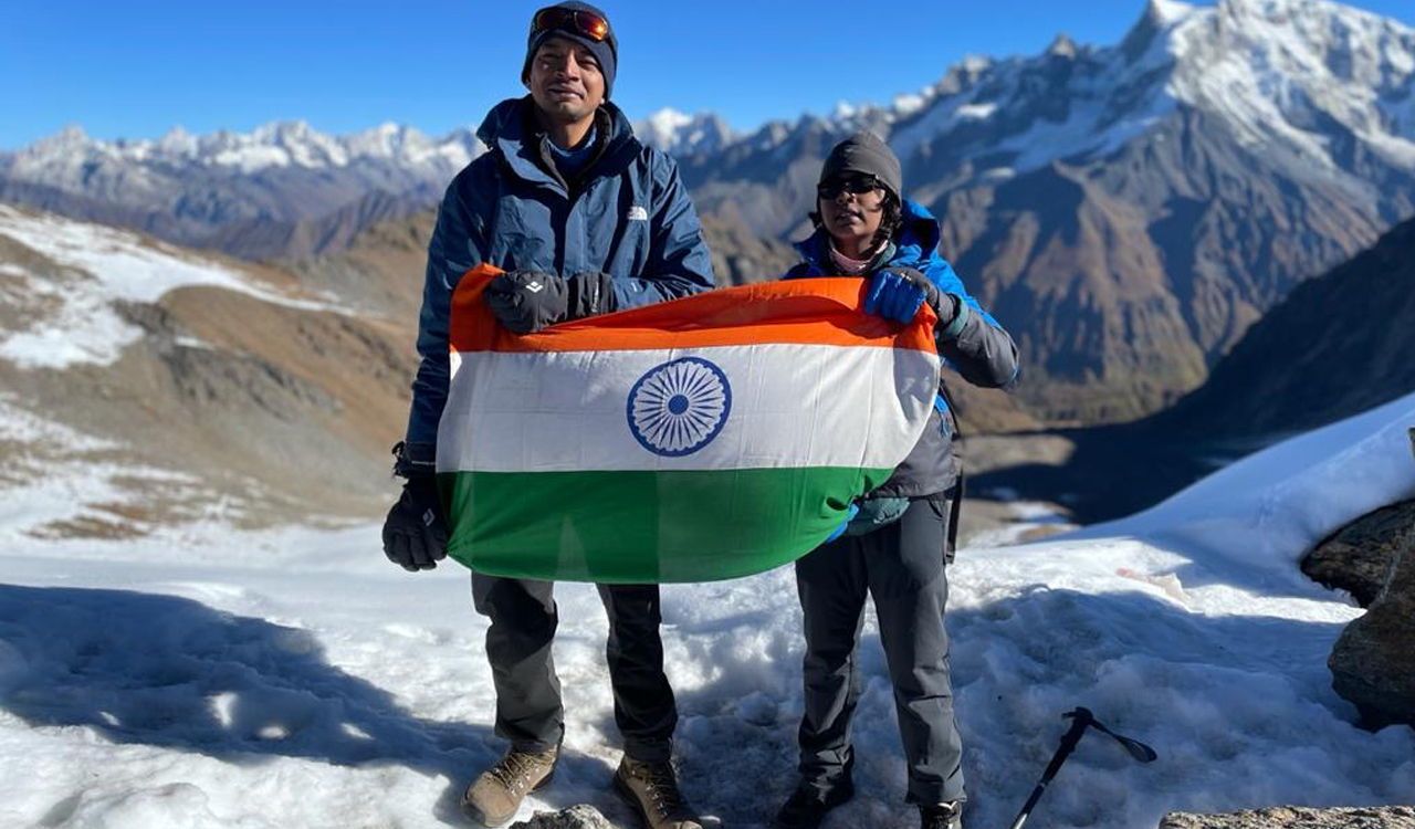 Hyderabad-based teen mountaineer Ayush sets record with double attempt on Kang Yatse peaks