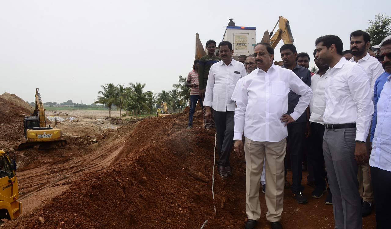 Tummala directs officials to complete NSP canal repairs speedily