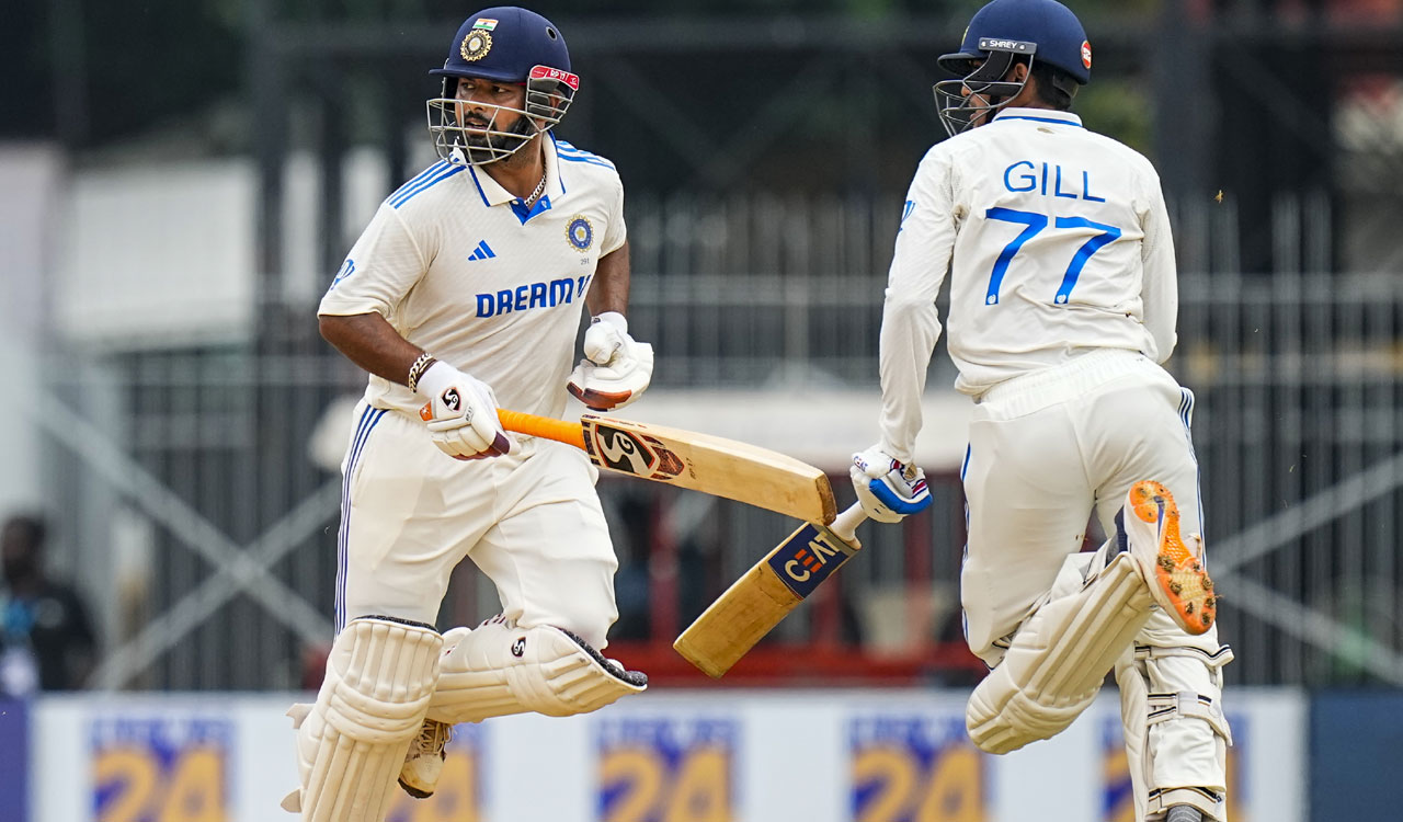 India tightens its grip on B’desh as Gill and Pant condemn flowing fifties – Telangana Today