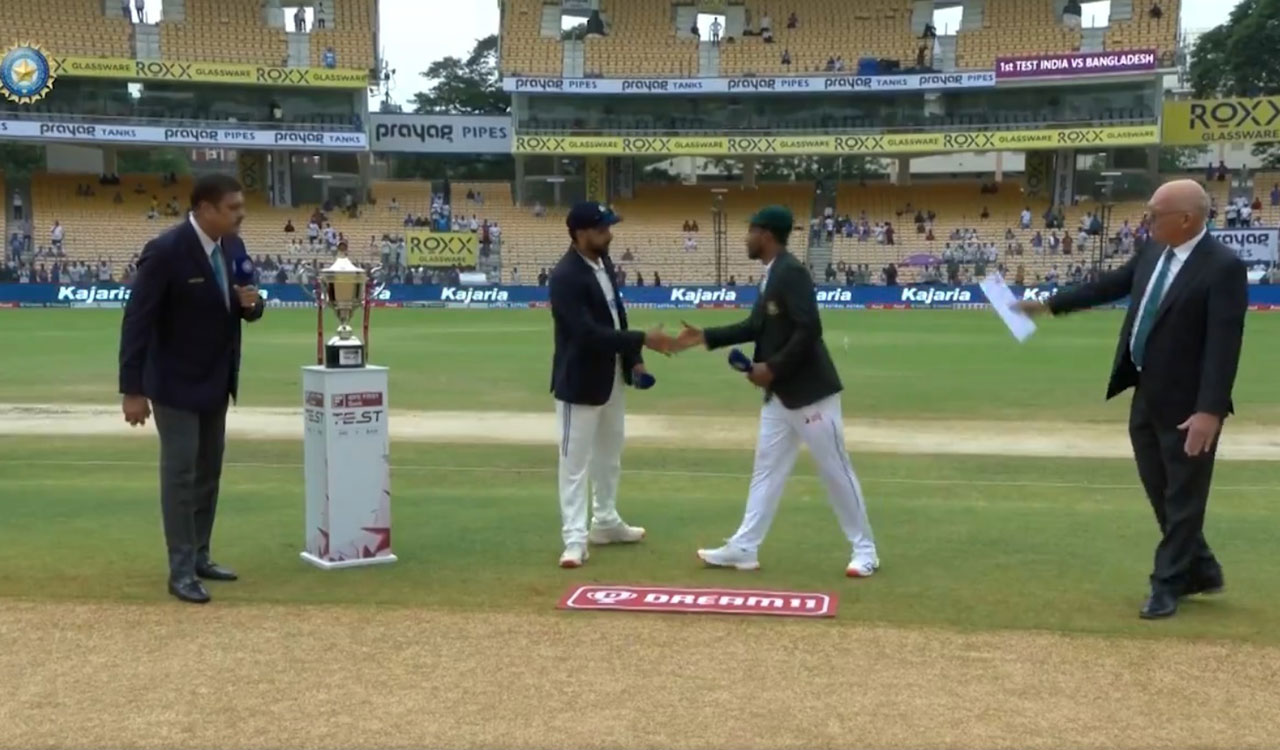 Bangladesh win toss, elect to bowl against India in first Test