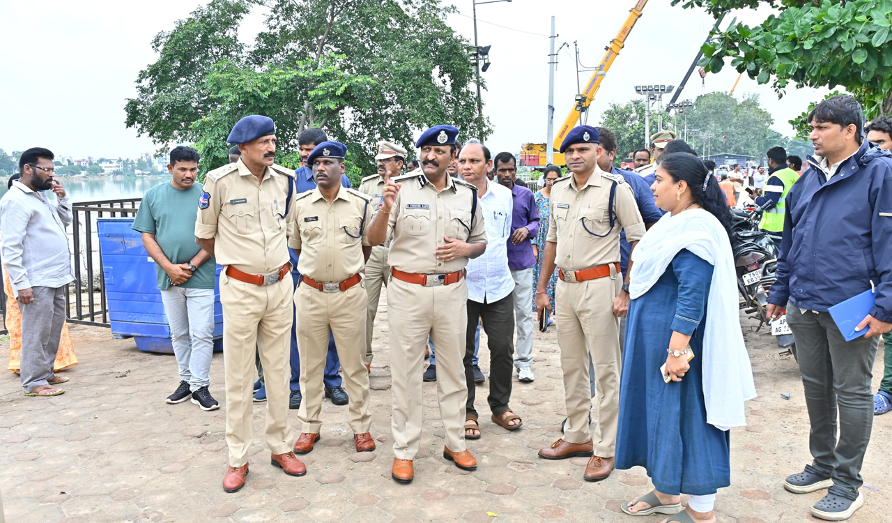Rachakonda Commissioner inspects security arrangements for Ganesh immersion