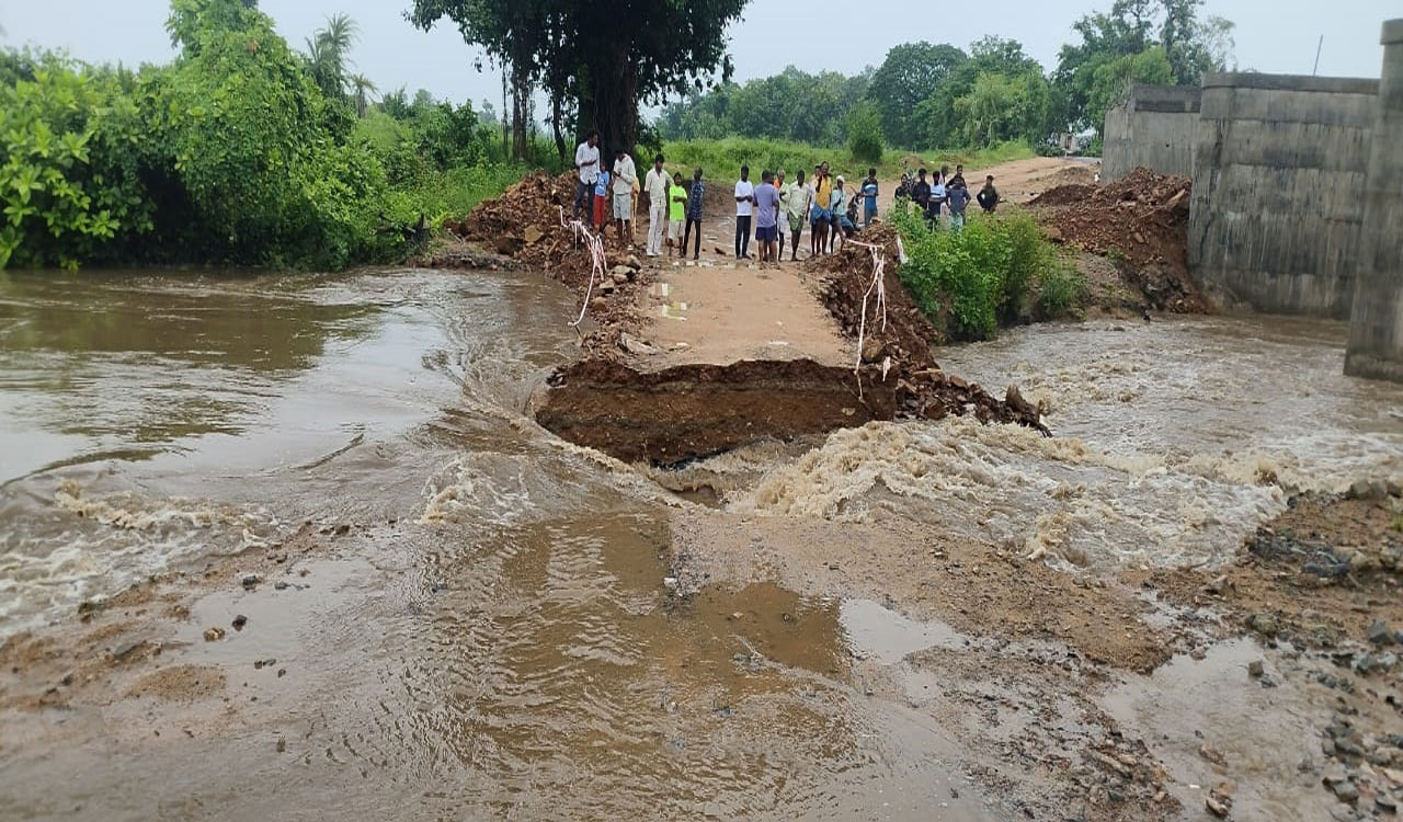 Normal life affected as parts of erstwhile Adilabad witness moderate rains