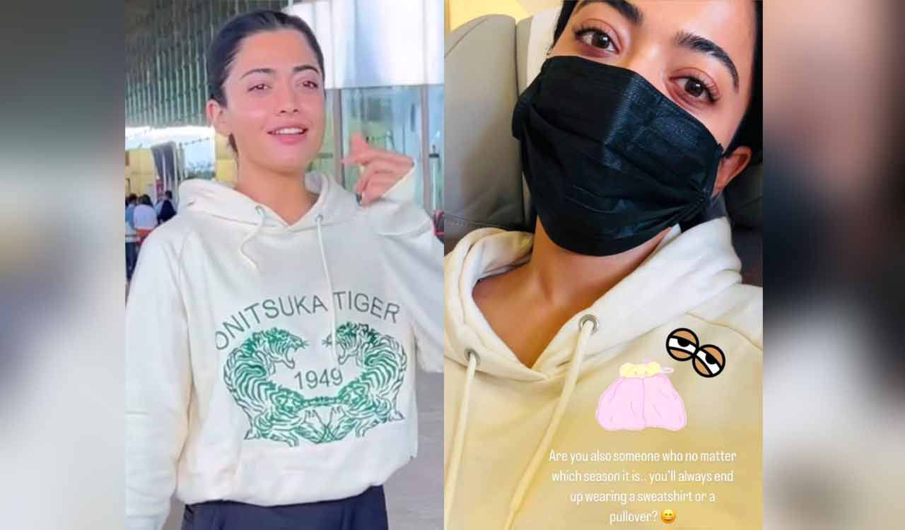 Rashmika Mandanna jets off in style for Milan Fashion Week 2024
