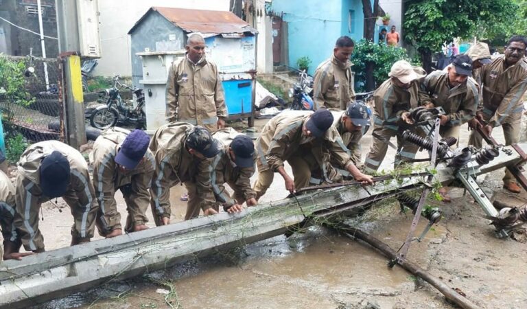 Relief Operation By Police