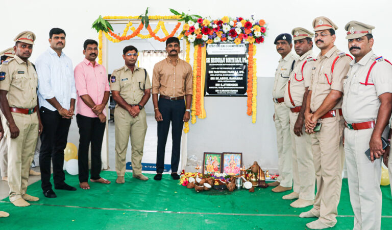 SP B Rohith Raju inaugurated newly established District Cybercrimes Coordination Centre in Kothagudem.