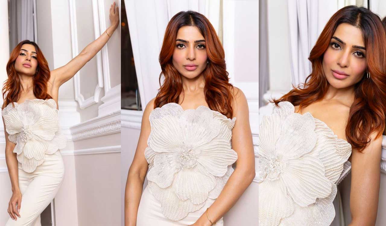 Samantha dazzles fans in stunning white outfit as she promotes Citadel: Honey Bunny