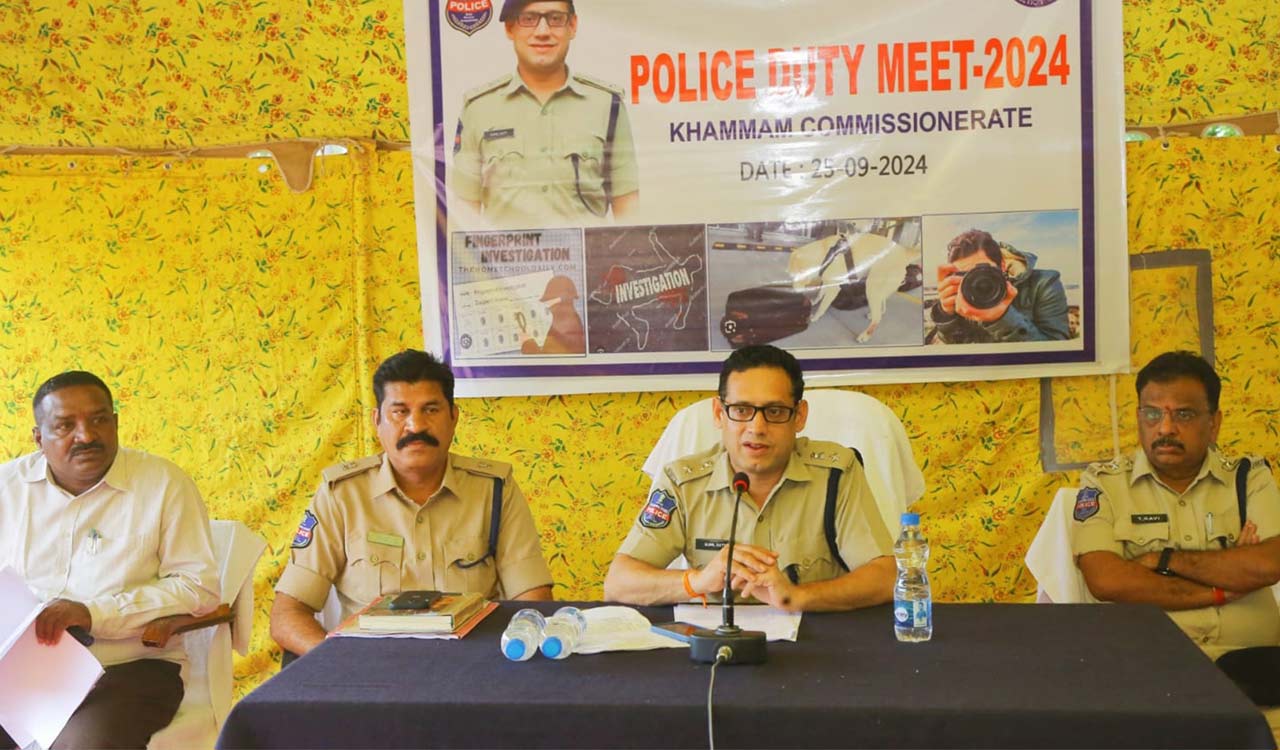 Khammam CP Sunil Dutt kicks off police duty meet
